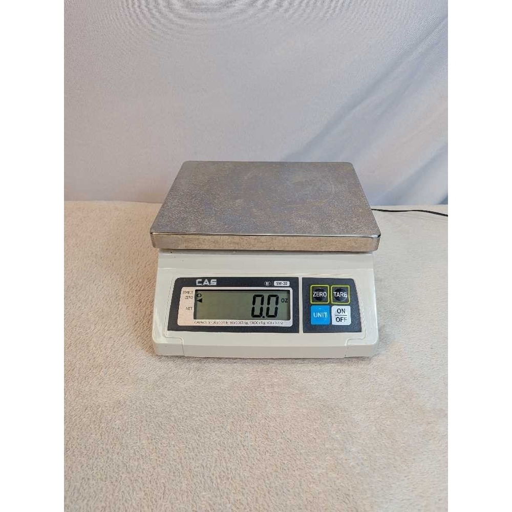CAS SW-20 Digital Portion Scale Weighing Platform Electronic Tare Function‎